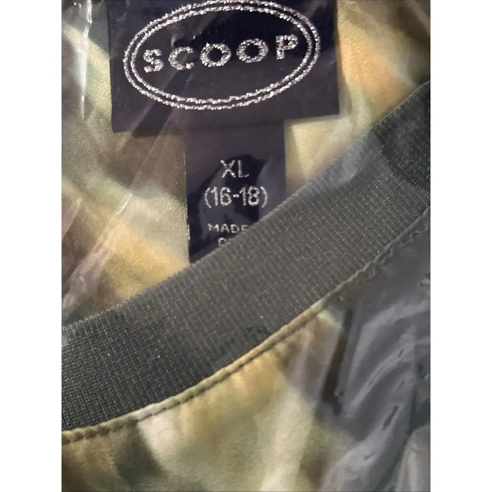 Scoop Women's Midi Tank Midi Dress, XL Nwt Green - Picture 4 of 5